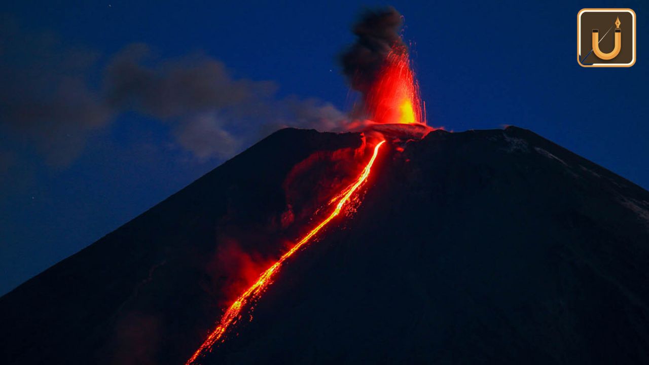 Usthadian Academy / Klyuchevskaya Sopka Volcano Eruption in Kamchatka, Russia